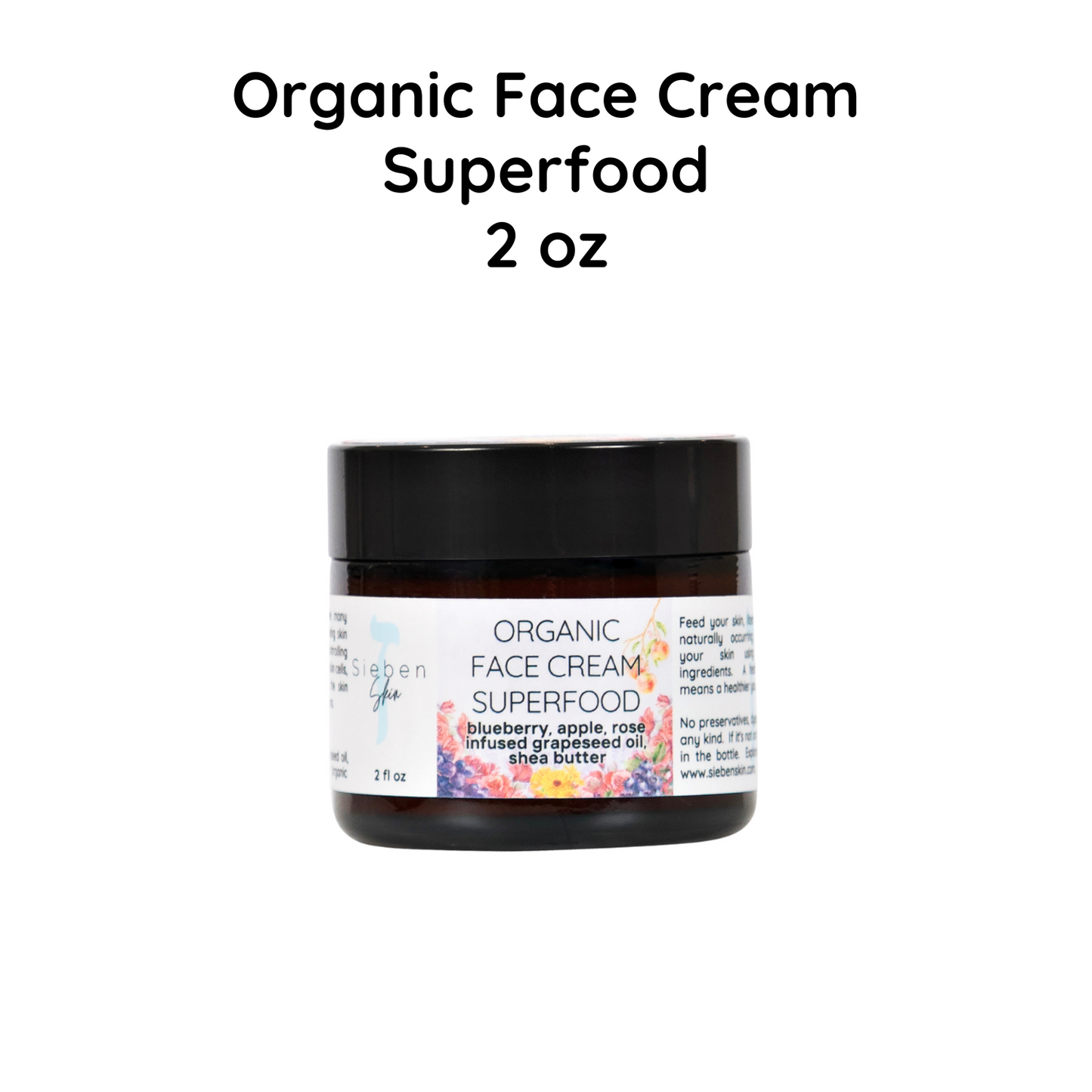 Organic Face Cream Superfood